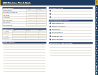 Real Estate Agent Planner Navy/Gold