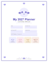 **2027 Personal Cat Planner — Plan Purrfectly. Live Intentionally.**