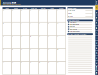Real Estate Agent Planner  Navy/Gold